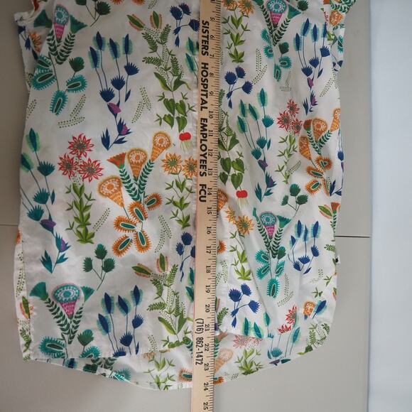 The Cat's Pajamas Botanical Gardens Shirt & Capris Pants Set Women's Size Small - Picture 14 of 16